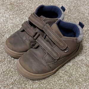 Cat & Jack Brown Kids Sneakers with Velcro
